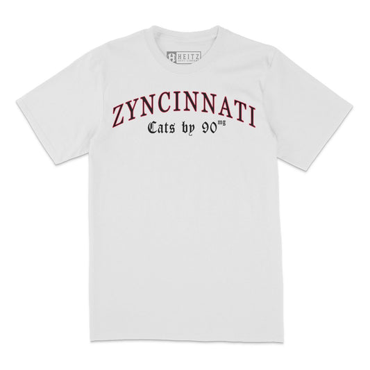 White Zyncinnati Short Sleeve Tee